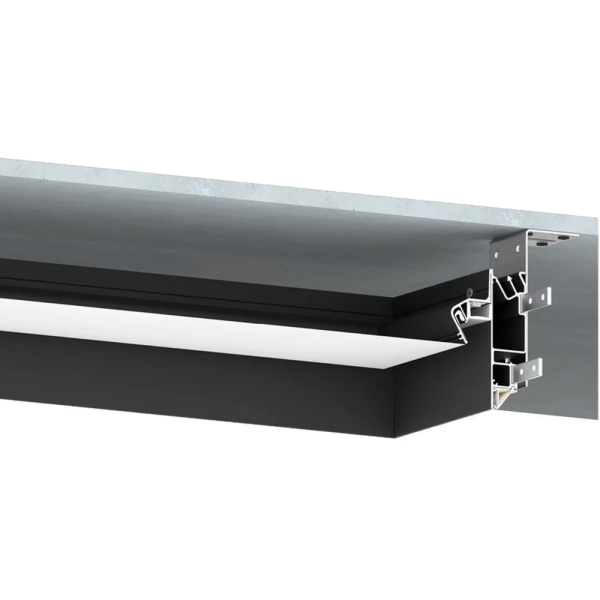 Комплект ПФ-8816 - IZI UNI 01 - уров ткань/пвх система бел+профиль замок ФАП-1 IZI ZAMOK 01 бел 2м