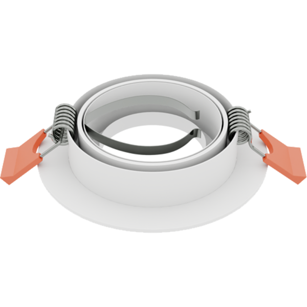 Светильник встраиваемый CITY DL X1 MR16 ALU WHITE | Ø92(77)x25mm