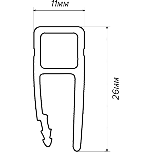 Багет стеновой Перф. ПВХ 2м фас. 100 м.п. Город Мастеров ПРЕМИУМ ВИД 1