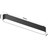 Светильник LINER MAGNETIC H5 48V 12W 120° 4000K OSRAM | Black 222х25х25mm