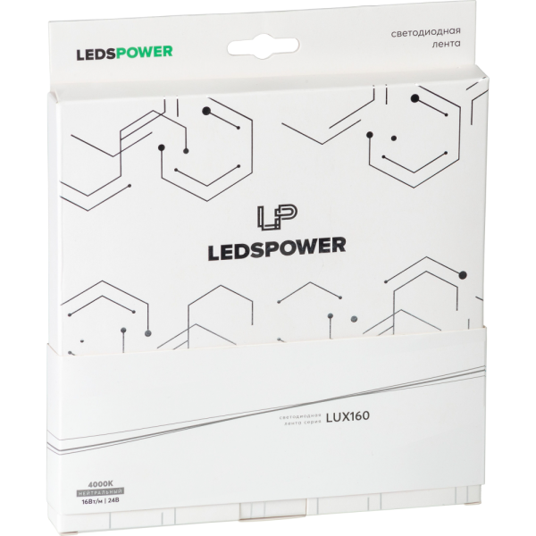 Светодиодная лента LP 2835 176/м (16W/м) 24V нейтральная, класса LUX