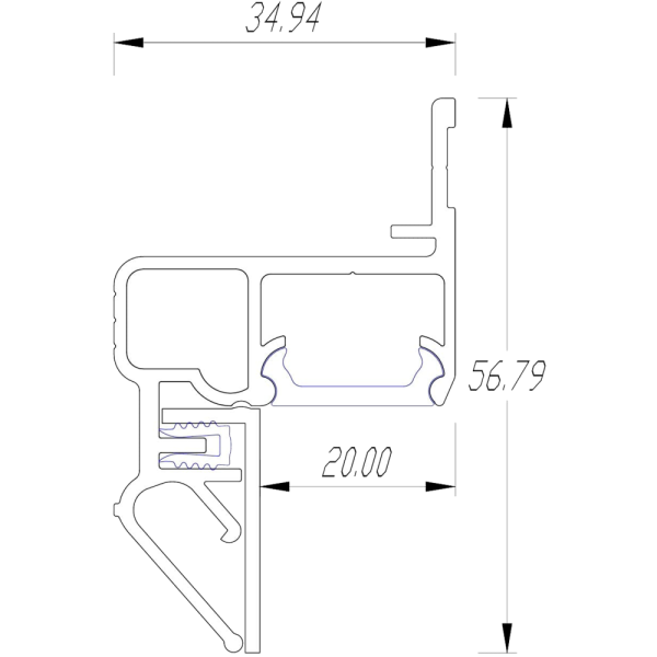 Профиль для интерьерной подсветки FENIX DEEP (Белый)