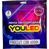 Лента светодиодная YouLed FREECUT COB 8w 6000K 400/м 8мм