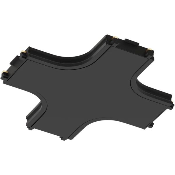 Х- соединитель потолок-потолок для шинопровода H5, Black