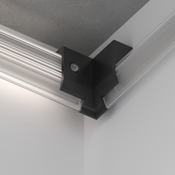 INNOY LOCK парящий-теневой, внутренний угол, левый, черный 100.10.2