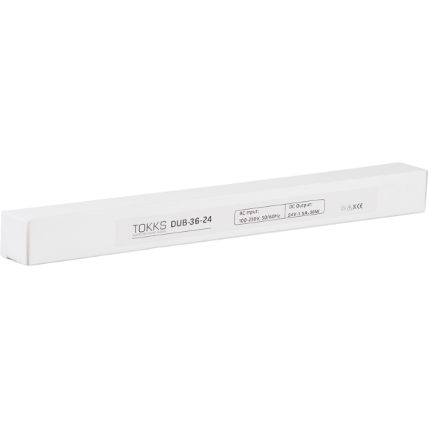 Блок питания  36w DUB 24v длинный IP40 282*17.5*17.5mm