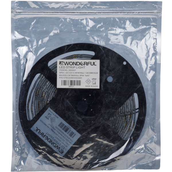 Светодиодная лента LP 2835 60/м (4,4W/м) 12V сиреневая, силикон класса эконом