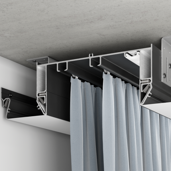 Alteza Профиль Бампер AL Р-50 Черный Мат (2м)