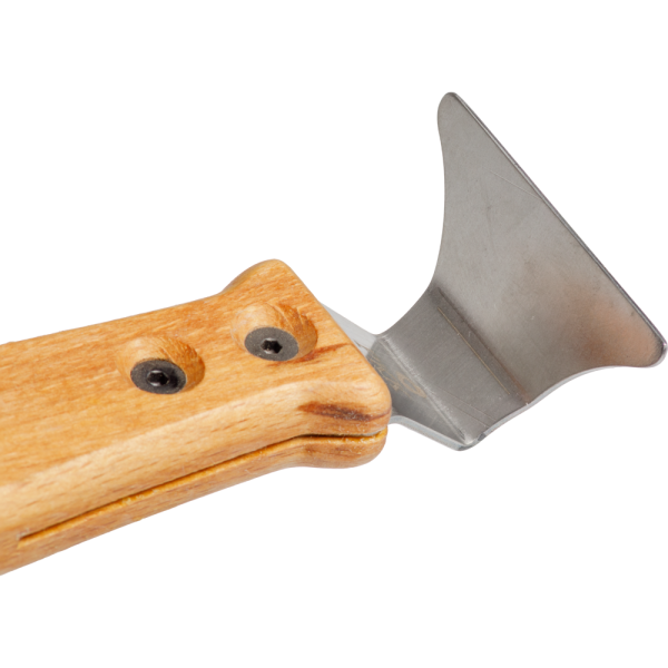 Лопатка Универсал усил 60/110 мм теневая 3 гиба с выборкой 1,5 Деревянная ручка