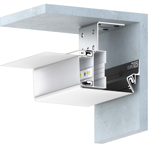 Багет AL ПФ-8245 - BRUS 02 - брус уровни, белый 3,6м