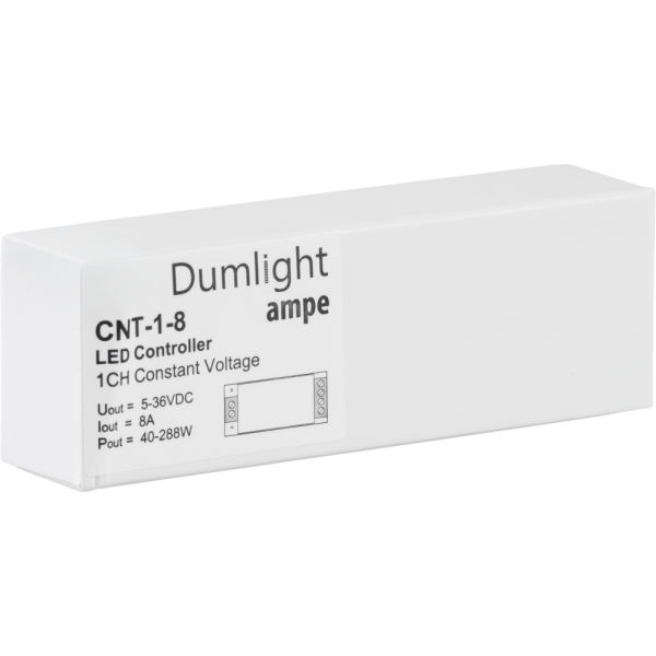 Контроллер Ampe CNT-1-8 8А DIM (lдля одноцветной ленты) 5-36vDC