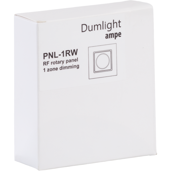 Панель Ampe PNL-1RW-W накладная с ротором - 1 зона (белый) на батарейках
