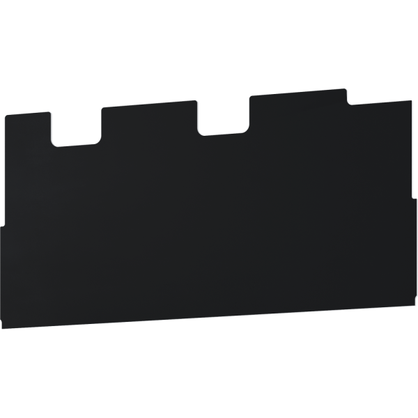 Элемент Р-50 торцевой AL Черный Мат (2м) (комплект 2/2 шт)