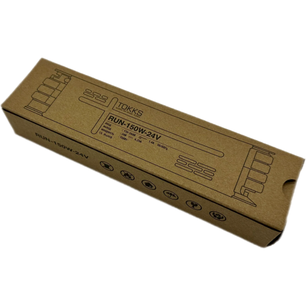 Блок питания 150w с умным управлением RUN 24v IP 20 193*49*29mm