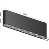 Светильник BLACK BOOK COMFORT MAGNETIC H5 48V 18W 120° 4000K OSRAM | Black 330mm | 28606