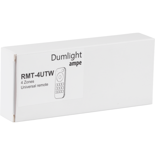 Пульт Ampe RMT-4UTW-RGB+Mix/RGBW/RGB/MIX/DIM-4 зоны (черный)