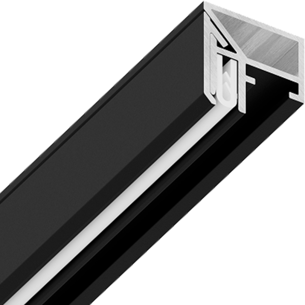 Декоративная вставка для конструкционного профиля ARTISS черный, 2м