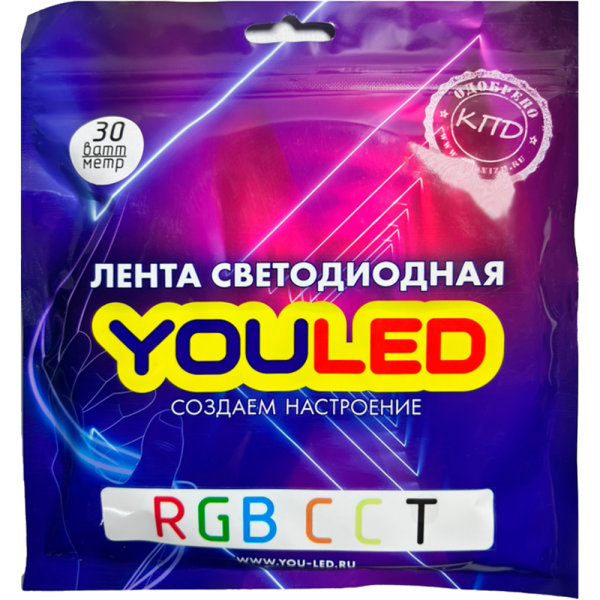 Лента светодиодная YOULED RGBCCT 30W 3000-6000k 96d/m