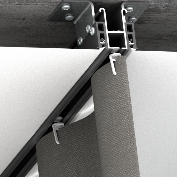 Профиль А7 Йошка стеновой черный