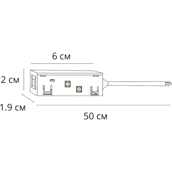 A481106 Коннектор-токоподвод для шинопровода Arte Lamp LINEA