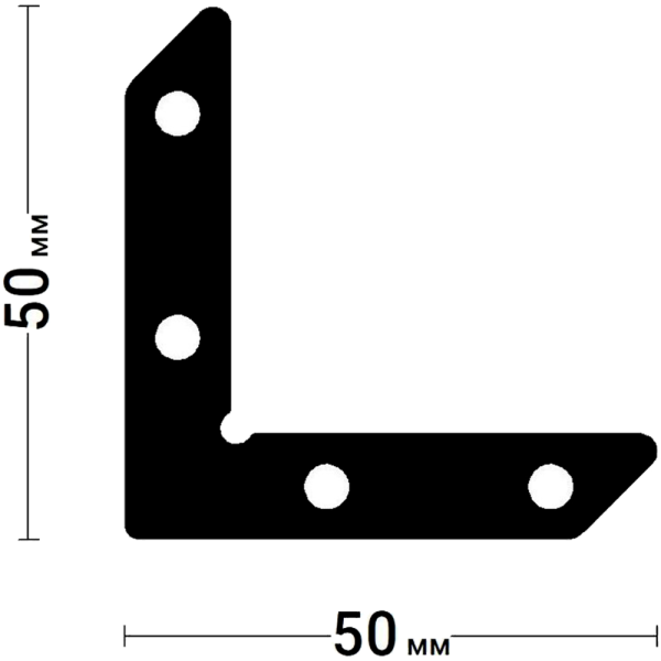 Угловой соединитель горизонтальный IZILSET2 (Svet 30,50, IZI)
