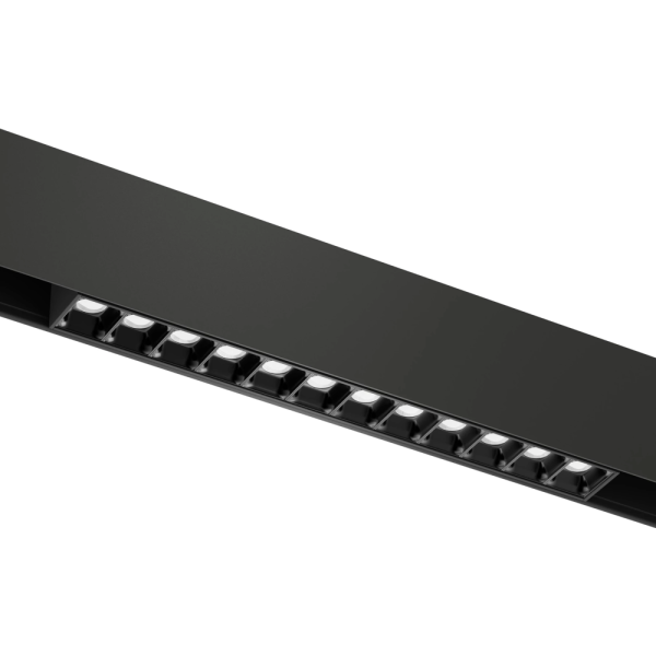 Светильник LINER BLACK MASK MAGNETIC S20 48V 12W 36° 3000-6000K TRIX CRI90 OSRAM | Белый корпус L220