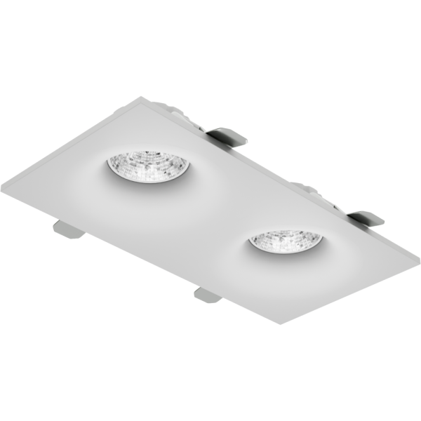 Светильник встраиваемый CITY DLV 2хMR16 GU5.3 WHITE | 190х95 H40mm
