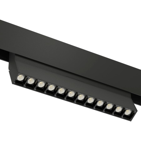 Светильник SPOT BLACK BOOK MAGNETIC S20 48V 16W 36° CRI90 OSRAM 4000K | Черный корпус L220хW22хH110m