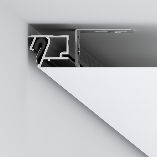 Теневой профиль SLIM EUROKRAAB, черный 2м