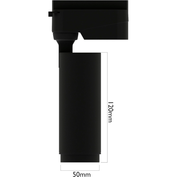 Трековый светильник CITY ZOOM NEW 10W 3000/4000/6000К 10°- 60° 2TRA 50х120mm | Белый корпус