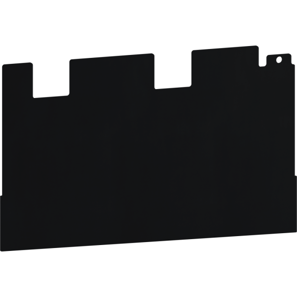 Элемент Р-70 торцевой AL Черный (комплект 2/2 шт)