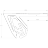 Теневой потолочный профиль LAMBO PT (Черный) 2м