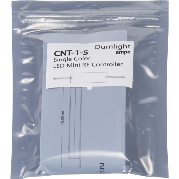 Контроллер Ampe CNT-1-5 5А DIM 12-24В (lдля одноцветной ленты)