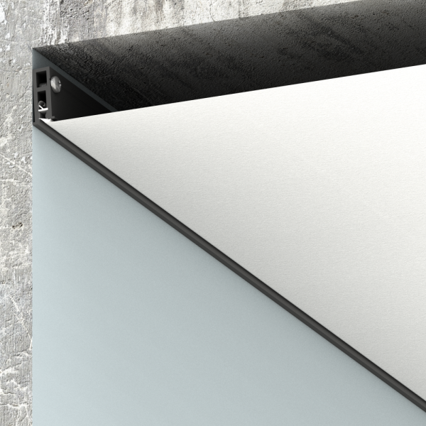 Профиль А7 Йошка стеновой черный