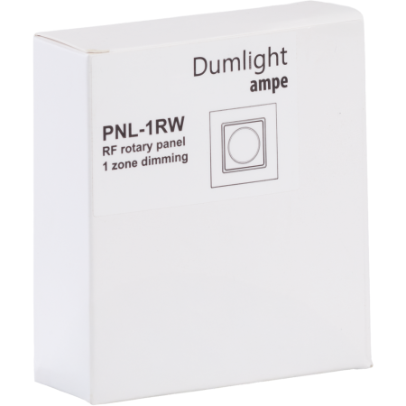Панель Ampe PNL-1RW-W накладная с ротором - 1 зона (белый) на батарейках