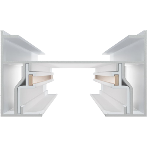 Шинопровод 33, 4мм 3м белый