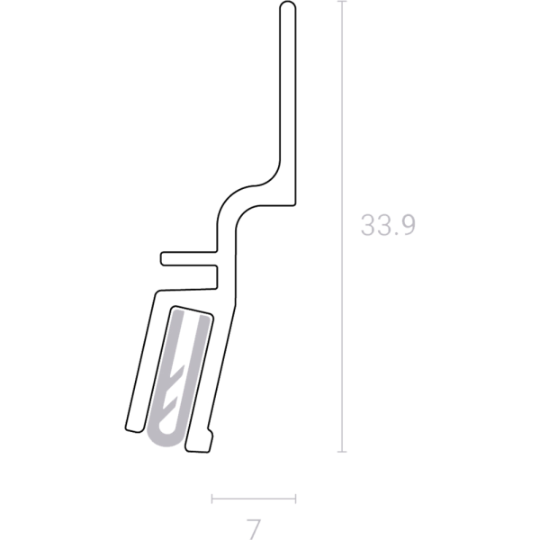 Профиль AL EuroSlott для ткани