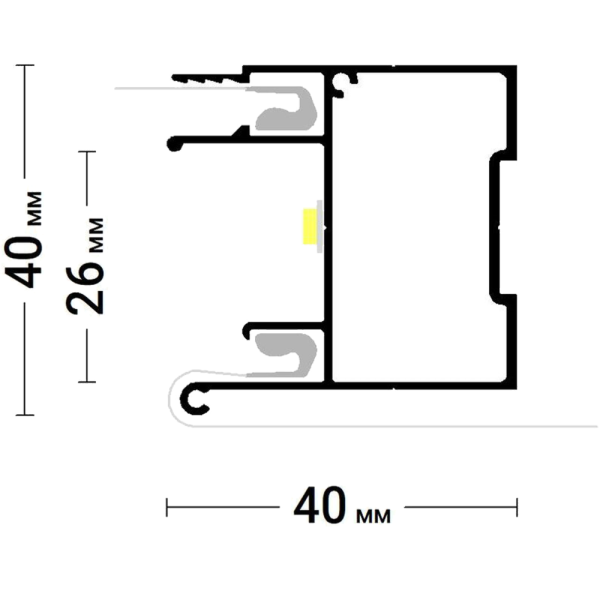 Багет AL ПФ-6867 - BRUS 01 - брус