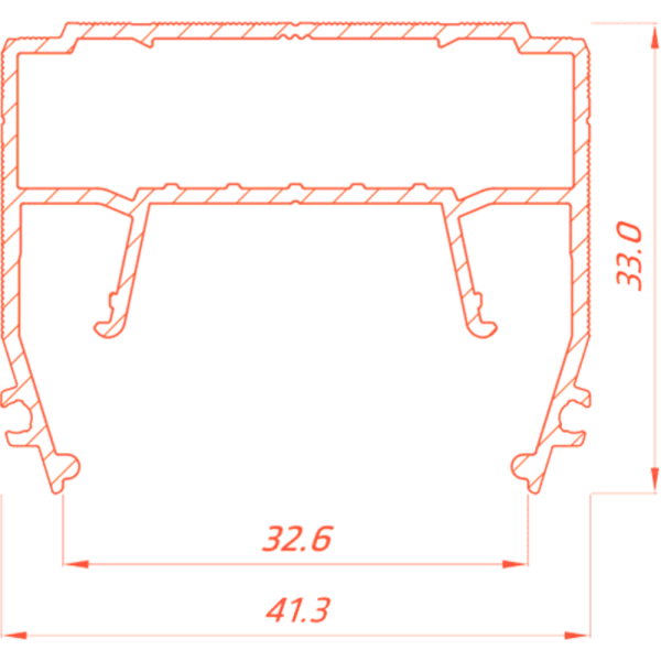 Багет AL ПФ-10950- LINE 30M световые линии