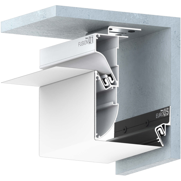 Багет AL ПФ-6989 - FUSION 01 - двухуровневый безщелевой пиленный