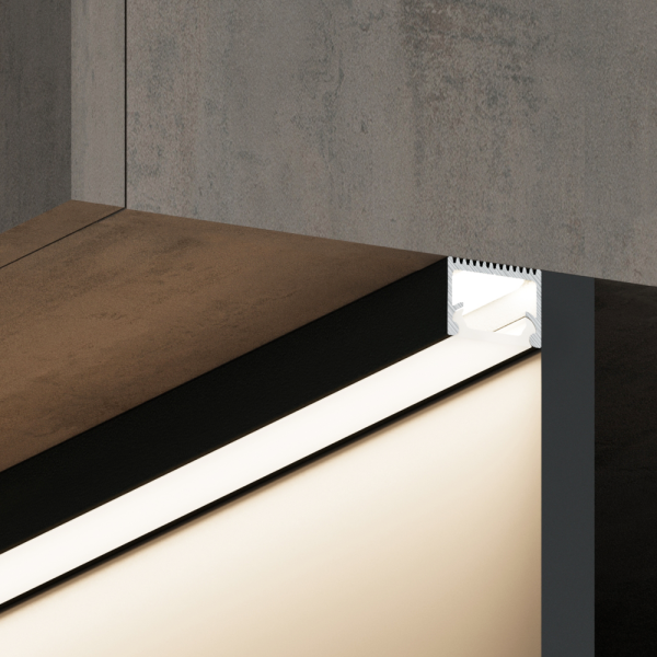 Световой профиль Сакура ( Черный), 2м