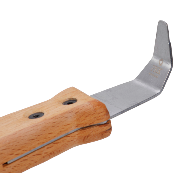 Лопатка "Узкая перьевая" два гиба с выборкой 0,8мм ручка дерево