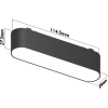 Светильник LINER MAGNETIC H5 48V  6W 120° 4000K OSRAM | Black 115х25х25mm | 27338