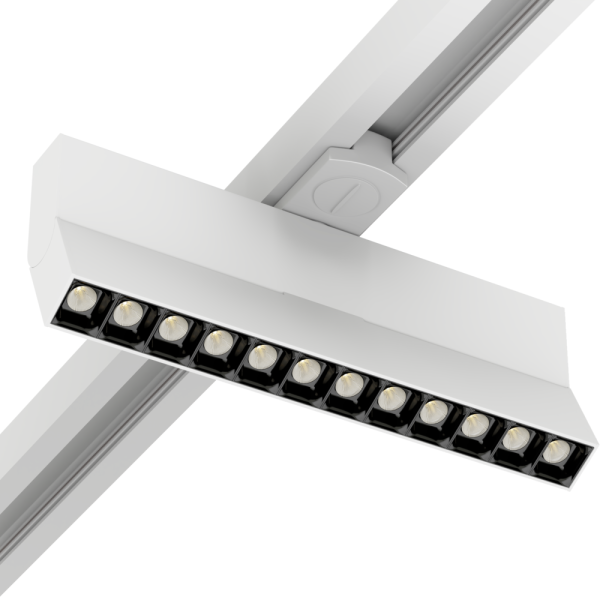 Трековый светильник 2TRA Black Mask  12W 4000K Black Book, белый