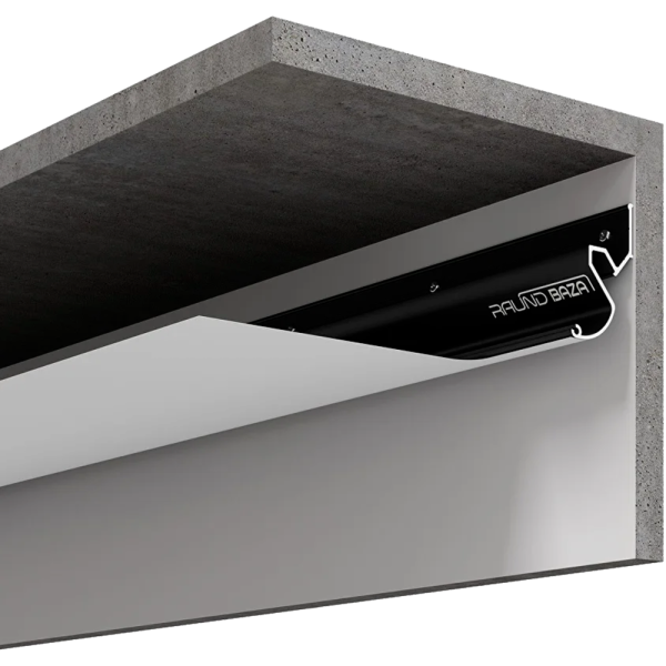 Профиль RAUND BAZA  черный, 2м