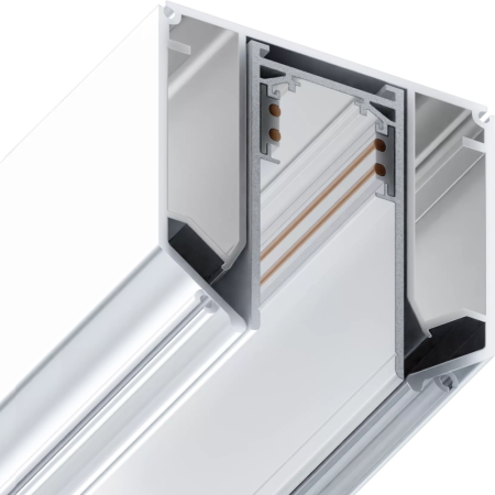 Трековая система универсальная MAGNETIC S20 48V 4TRA WHITE 2000x26x52mm