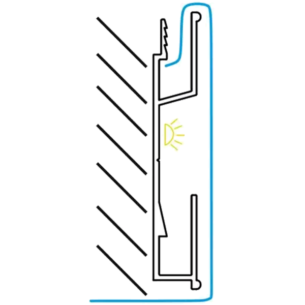 Профиль ПК-4, 3D, 2,5м