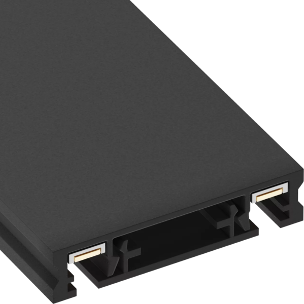 Трековая система накладная MAGNETIC H5 48V 2TRA WHITE 1000x25x5.5mm