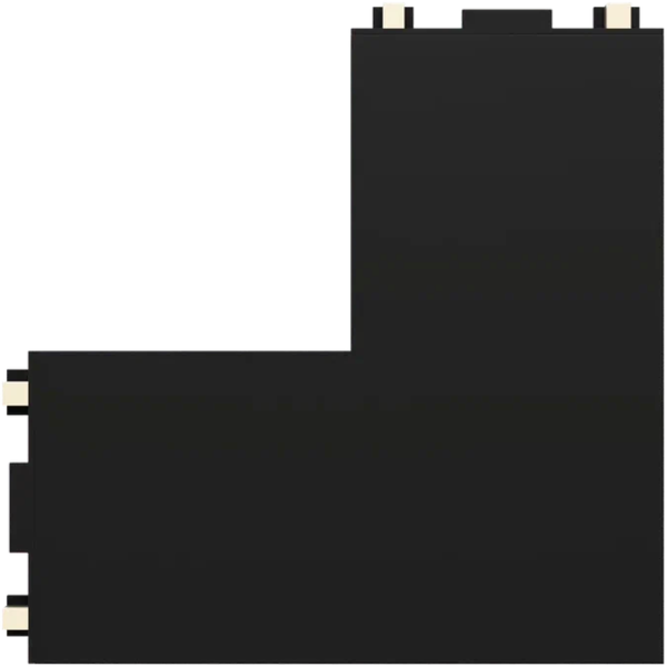 Угловой соединитель потолок-потолок для шинопровода H5, Black