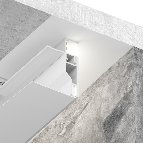 Конструкционный профиль MADERNO высота 60мм, белый, 2м